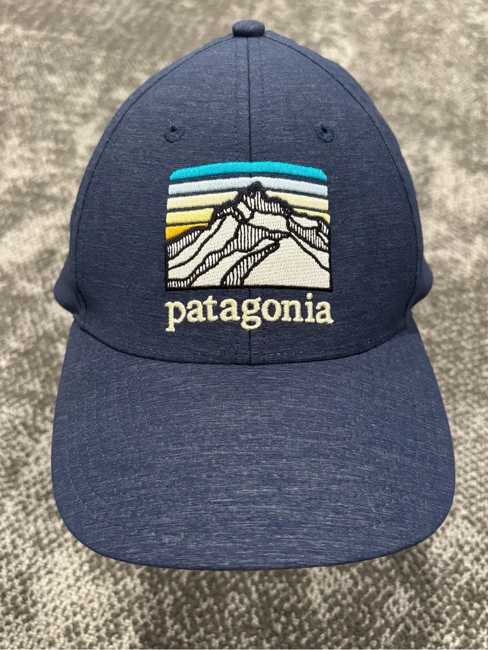 Patagonia Classic Mountain Logo Blue Adjustable OSFA Hat